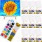 10-Set Watercolor Painting Kit – 8"x10" Canvas with Wooden Easels, 12 Watercolor Paints & Brushes for Adults, Kids, Art Parties, Classroom Supplies & Back-to-School Gifts
